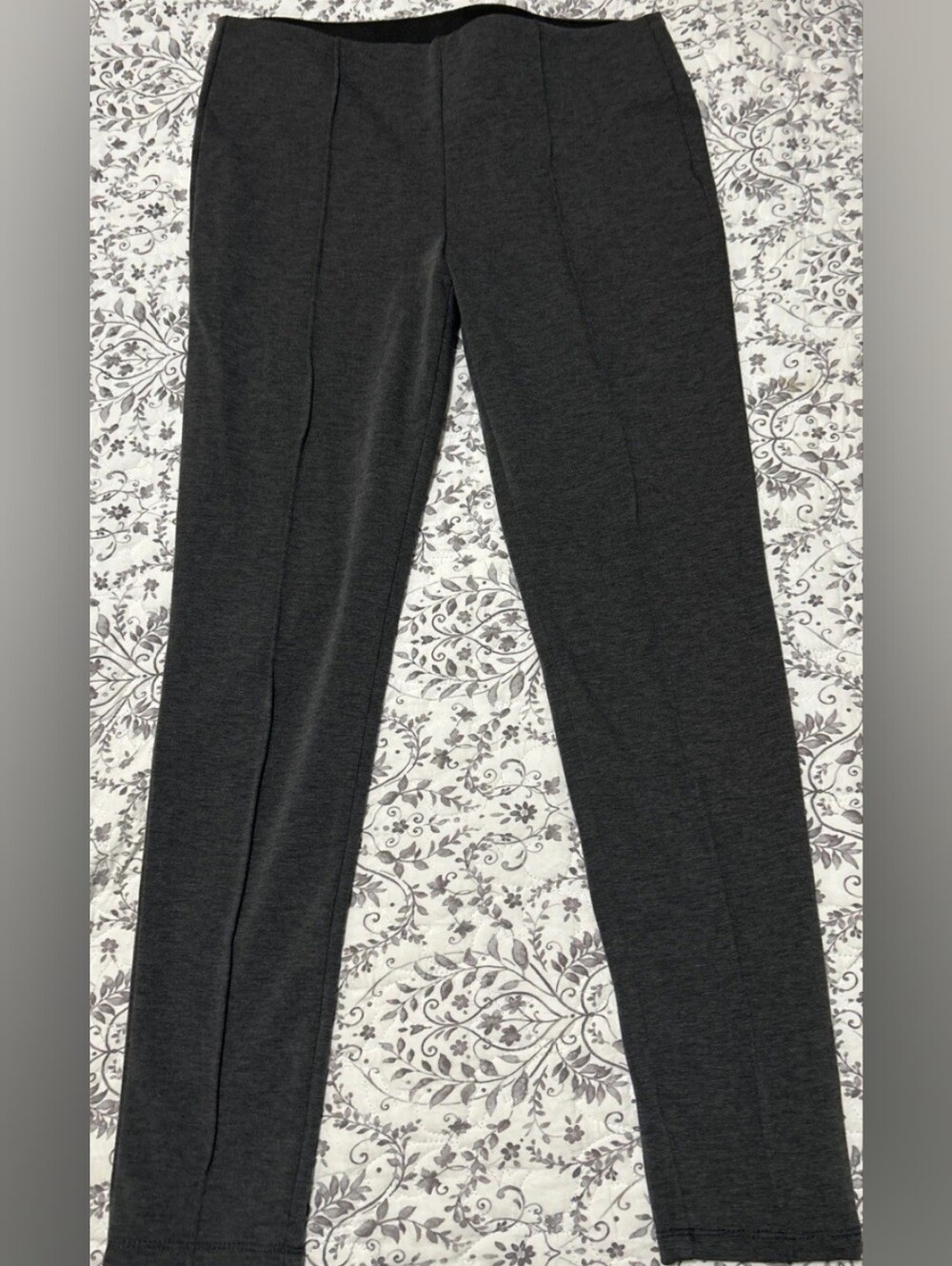Worthington Charcoal Ponte Slim Leg Pants